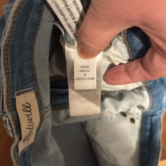 Madewell Cali Demi-boot, size 30. Medium blue wash, no distressing. - Picture 5 of 6
